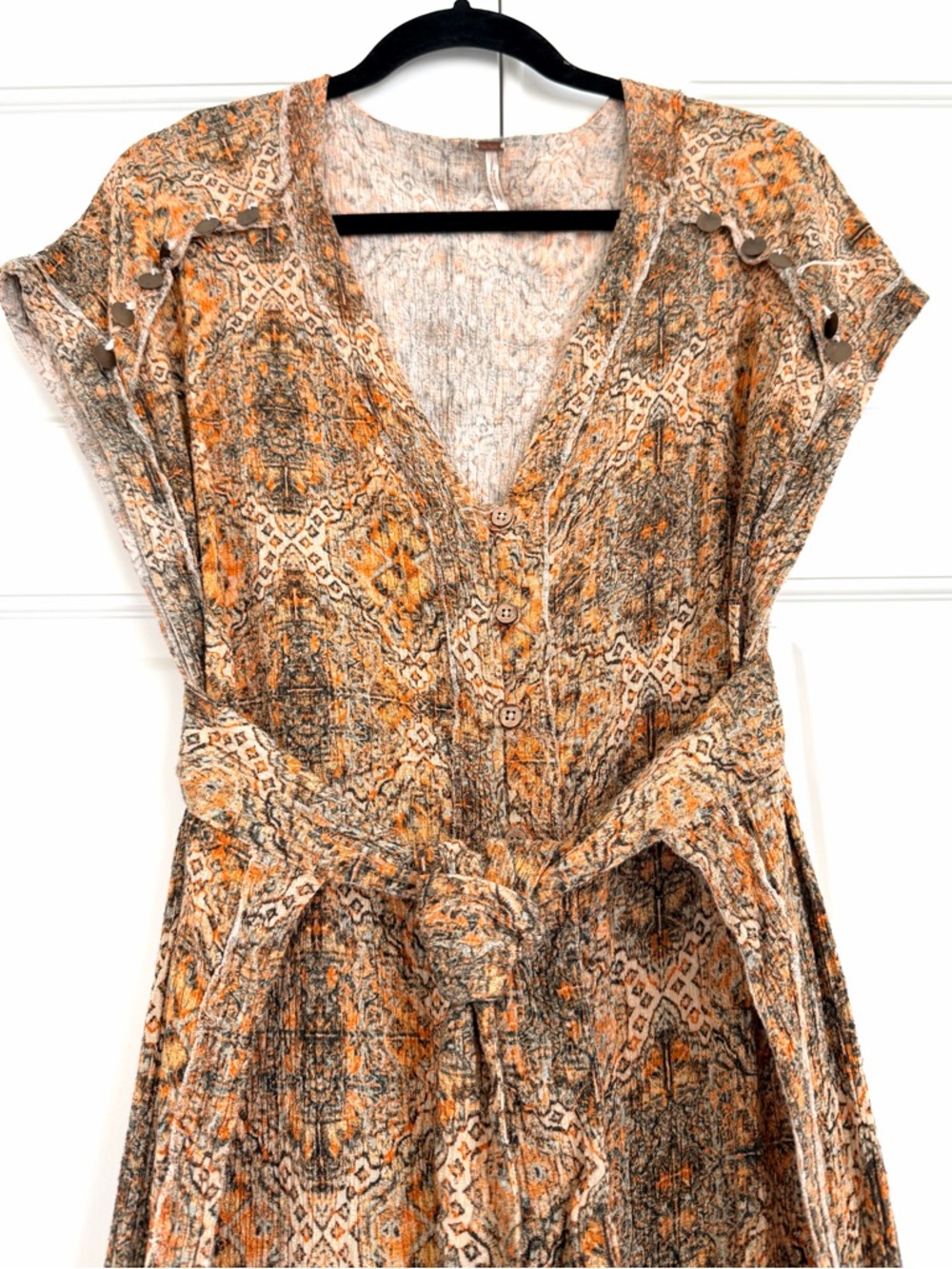 Free-People Boho Printed Maxi Summer Dress
